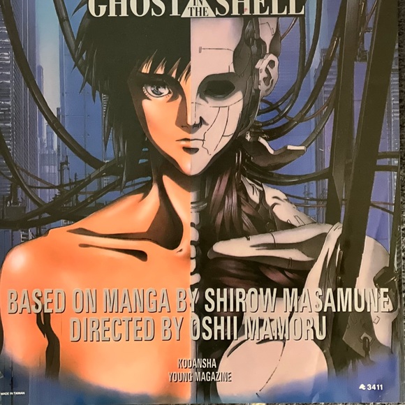 ⭐️ VINTAGE GHOST IN THE SHELL POSTER ⭐️ 21” x 15” - Picture 6 of 8